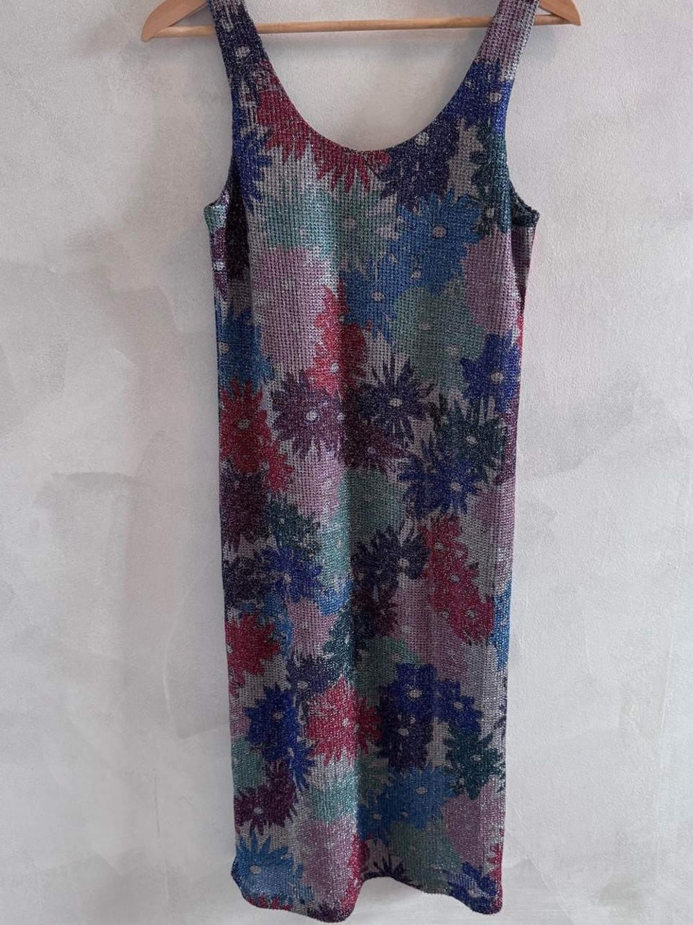 Splendid x Margherita - Multicolor Floral Knit Midi Dress
